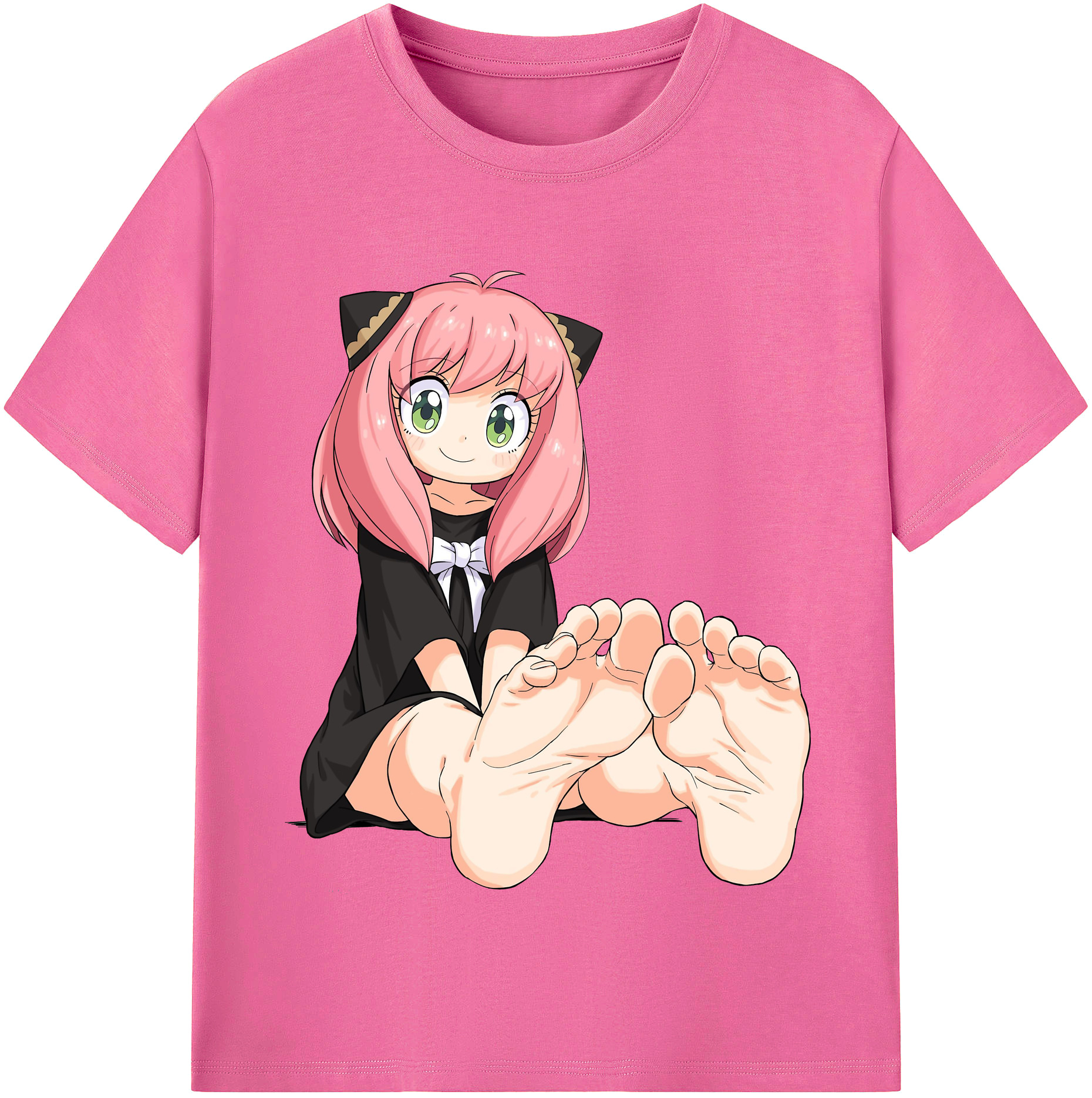 （画像用） SPY×FAMILY间谍家家酒 レディースカジュアルプリントTシャツ（綿100％）